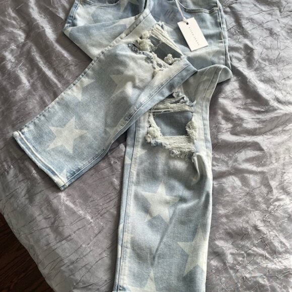 Risen Jean Twinkle High Rise Denim Sz 13 Wst 31 NWT - Picture 10 of 11